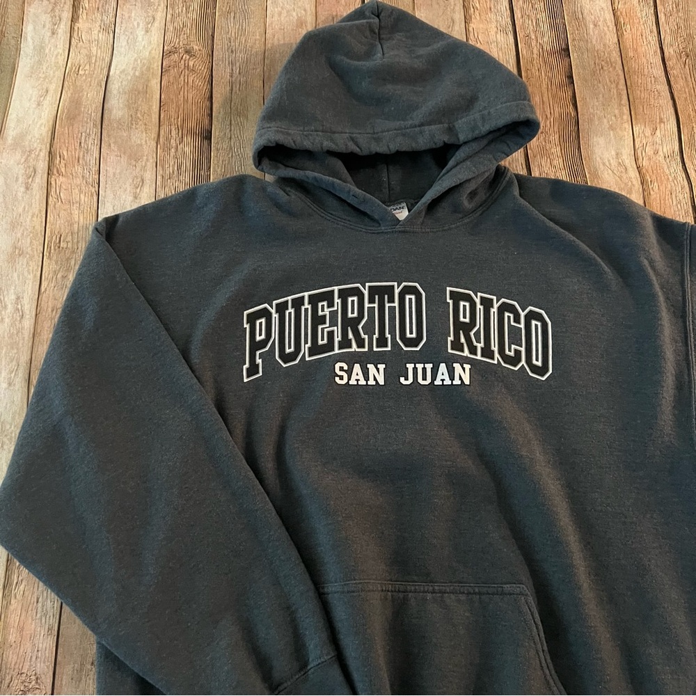 San Juan Puerto Rico mens long sleeve pullover hoodie sweatshirt | size XL - Picture 6 of 8